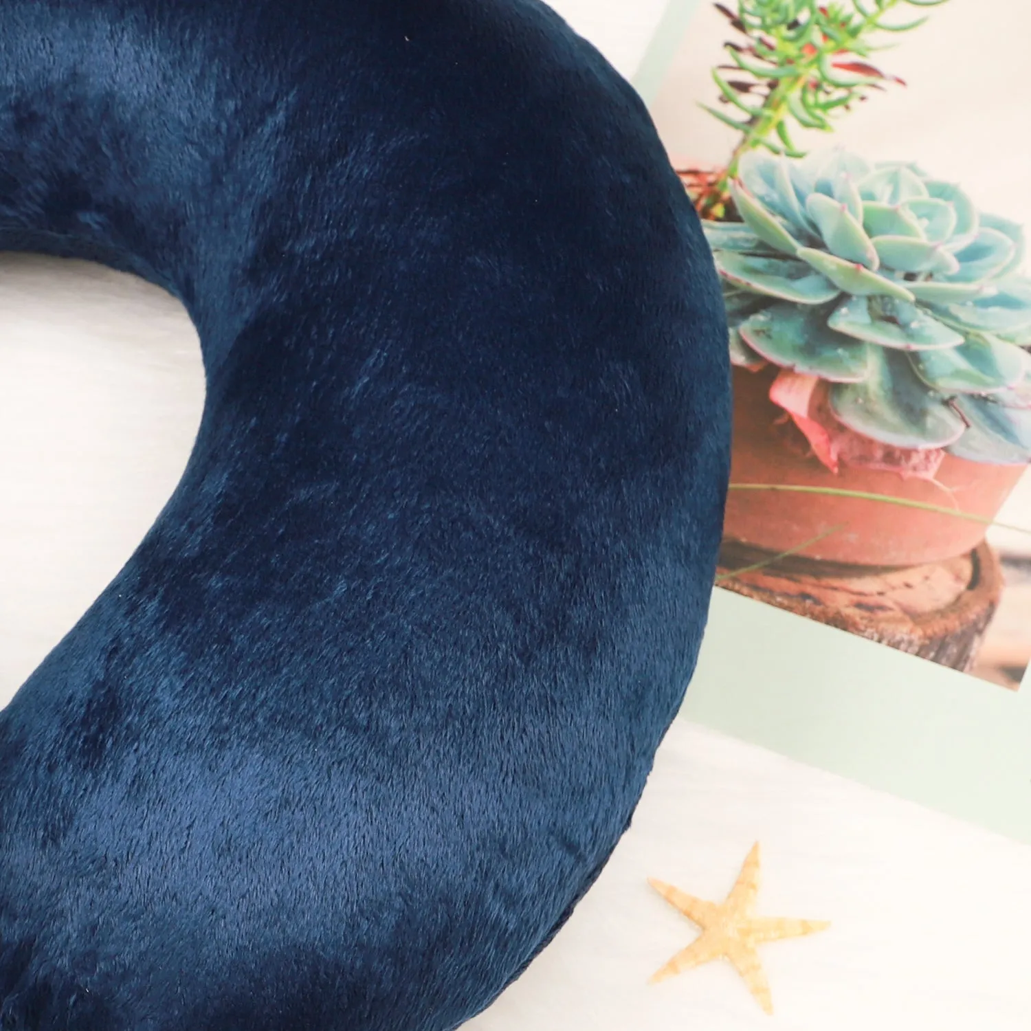 Classic Memory Foam Travel Neck Pillow - Navy