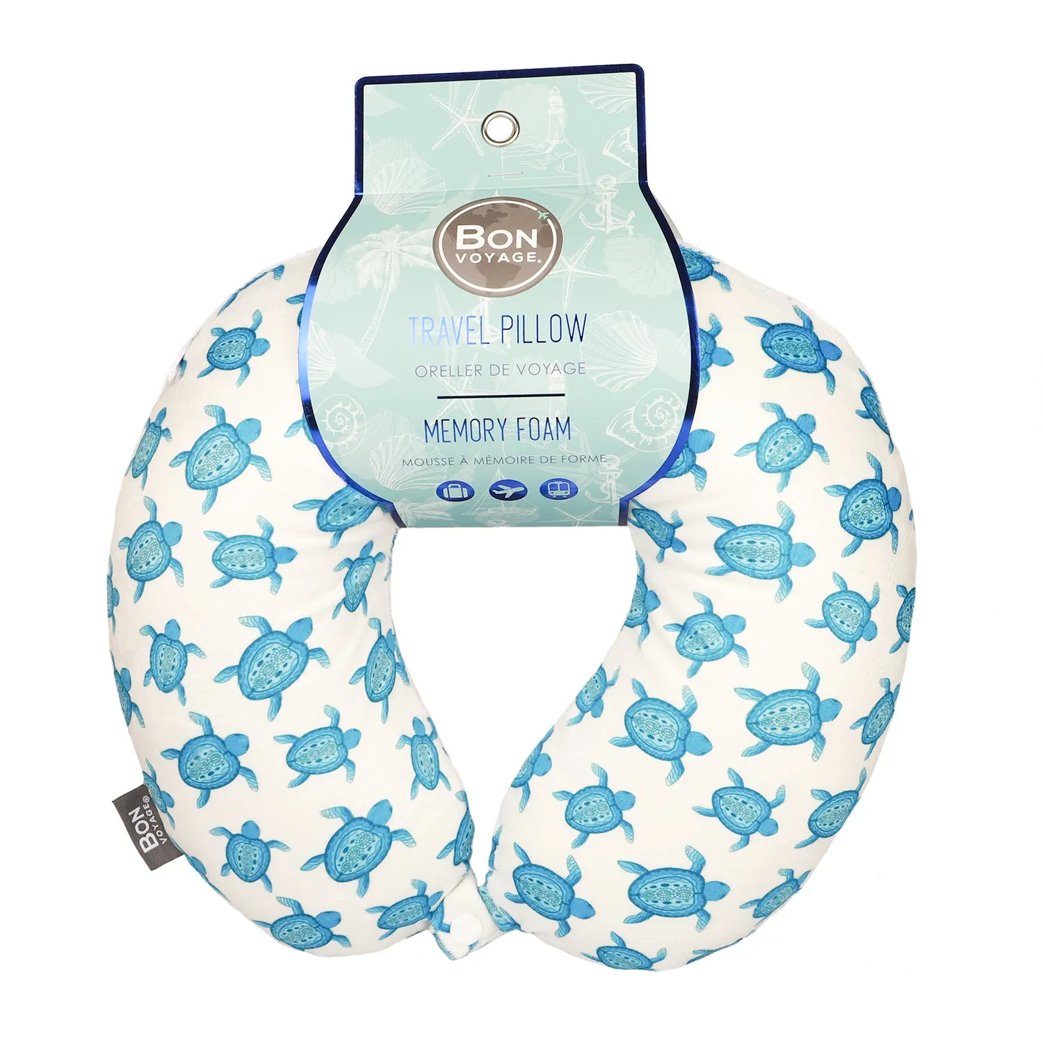 Coast Memory Foam Travel Neck Pillow - Turtles