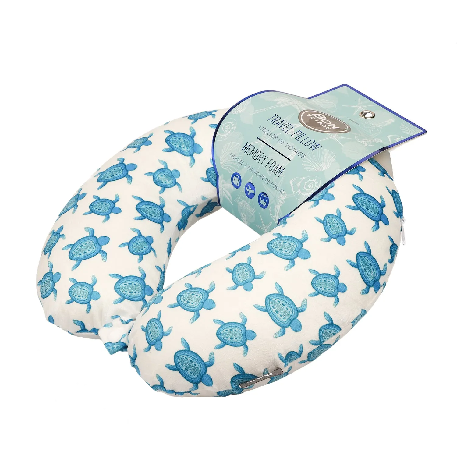 Coast Memory Foam Travel Neck Pillow - Turtles