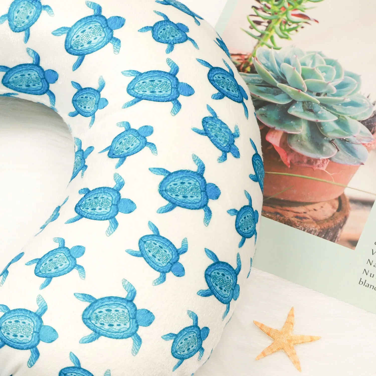 Coast Memory Foam Travel Neck Pillow - Turtles