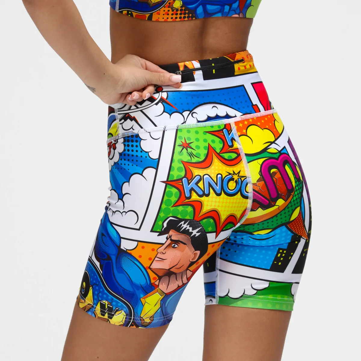 Comic Book Running Shorts