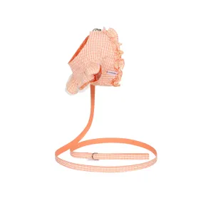 Country Chic Frill Harness Set - Coral