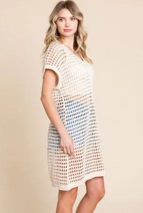 Crochet Tunic Dress/Top