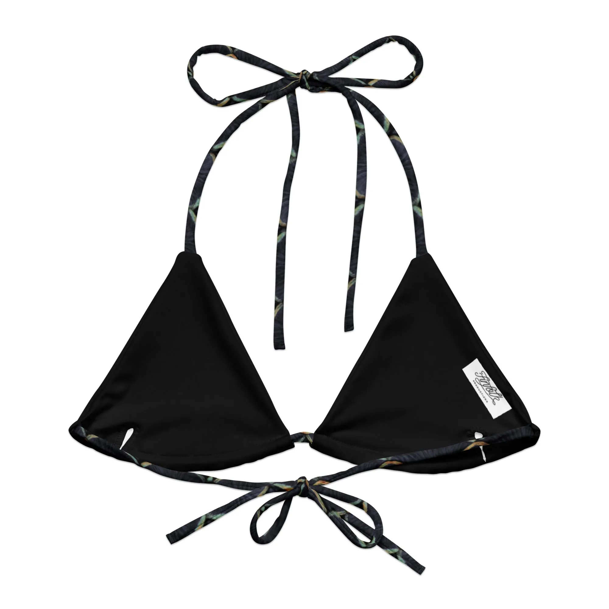 Curse of Cortes Recycled String Bikini Top