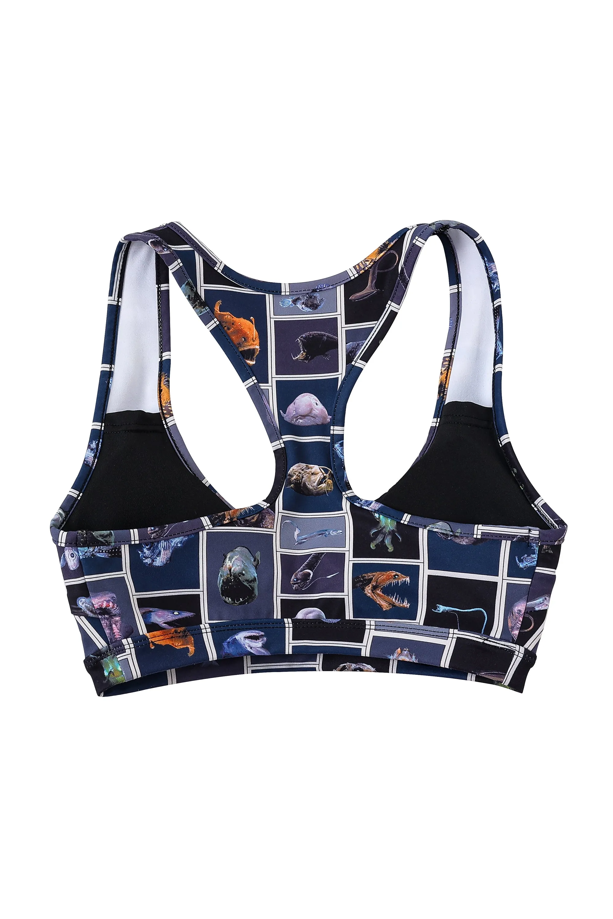 Cuter Fish Yoga/Swim Racerback Bra