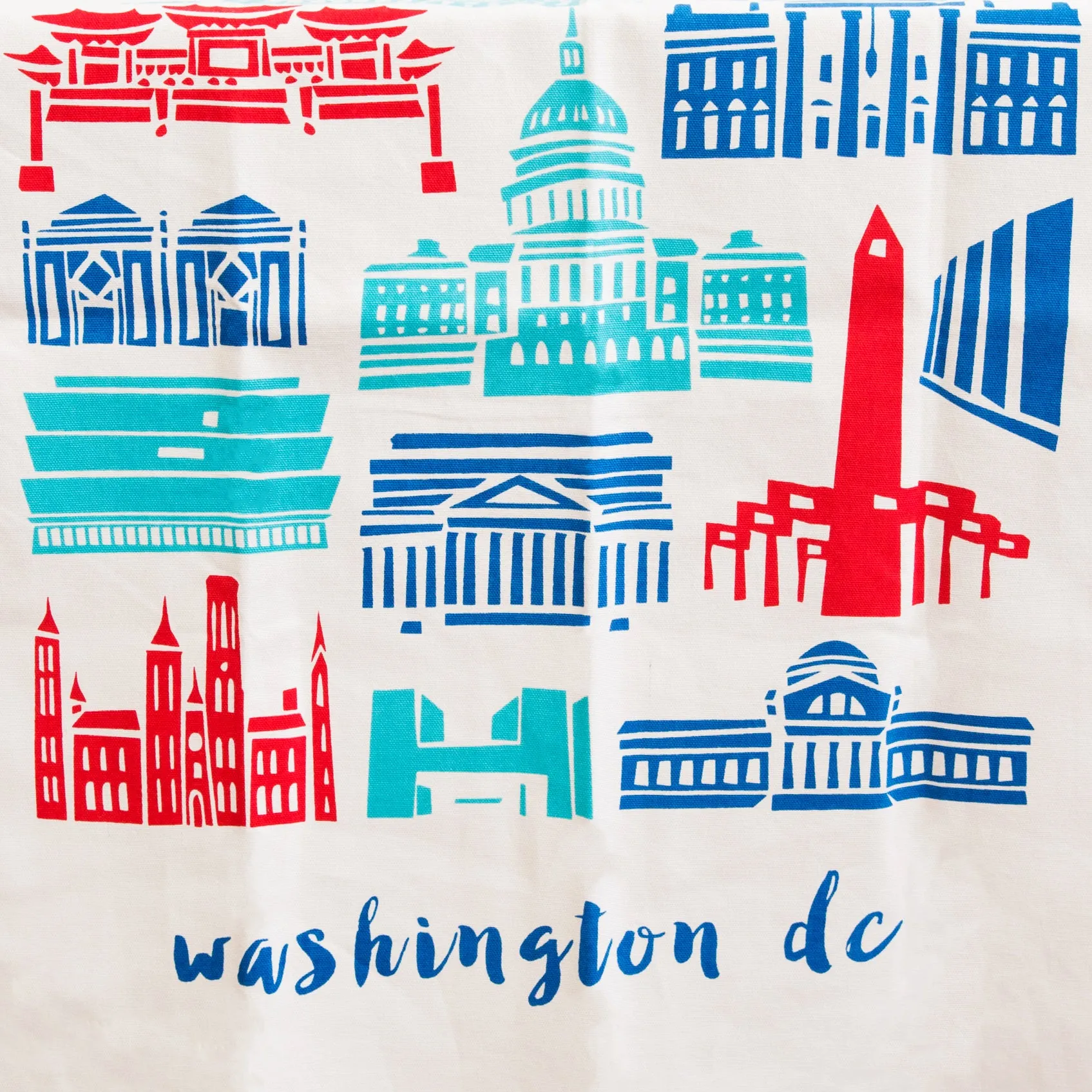 D.C. Architecture Tea Towel