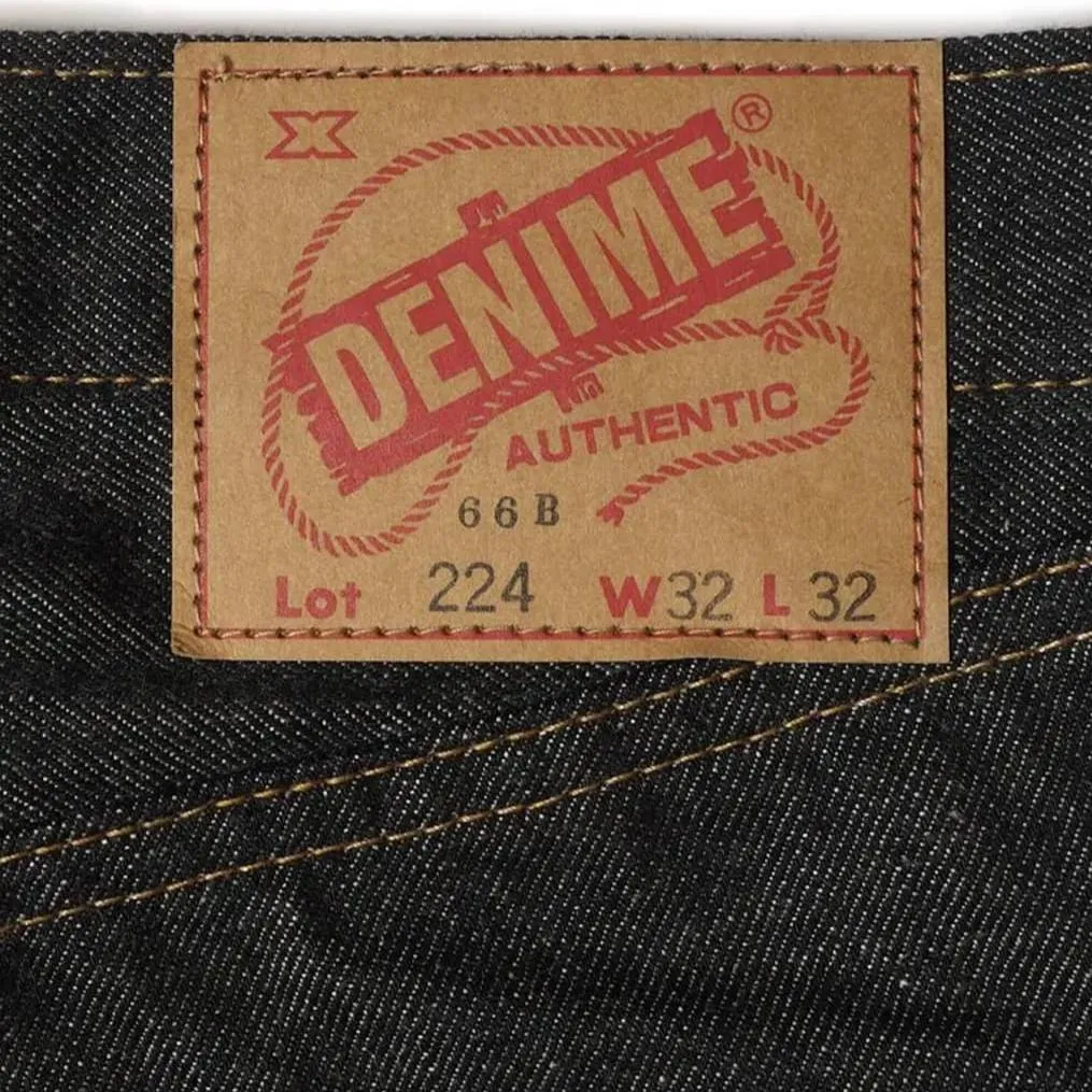 Denime Lot 224 66 Model Black Denim (Rinsed)