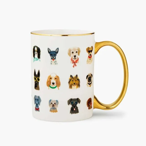 Dog Porcelain Mug by Rifle Paper Co