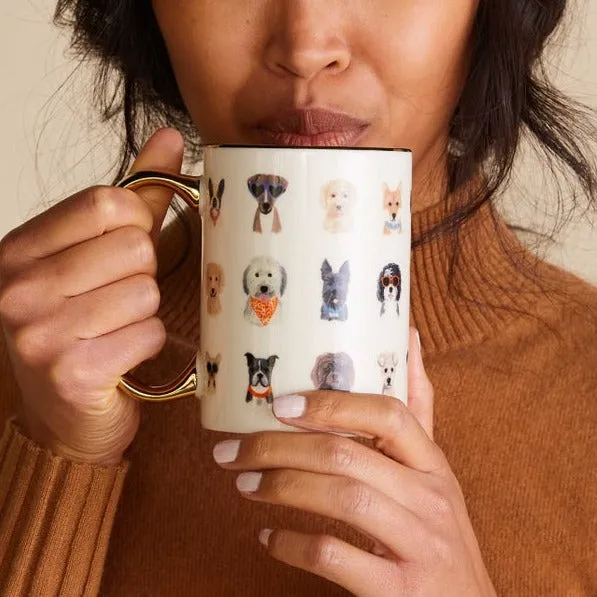 Dog Porcelain Mug by Rifle Paper Co