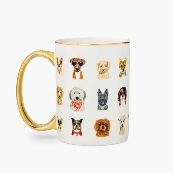 Dog Porcelain Mug by Rifle Paper Co