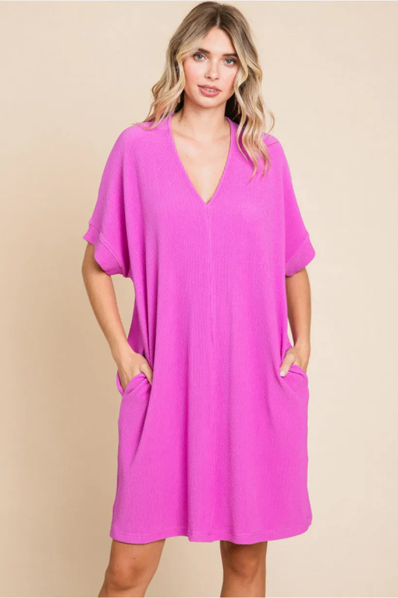 Elbow Sleeve Dress