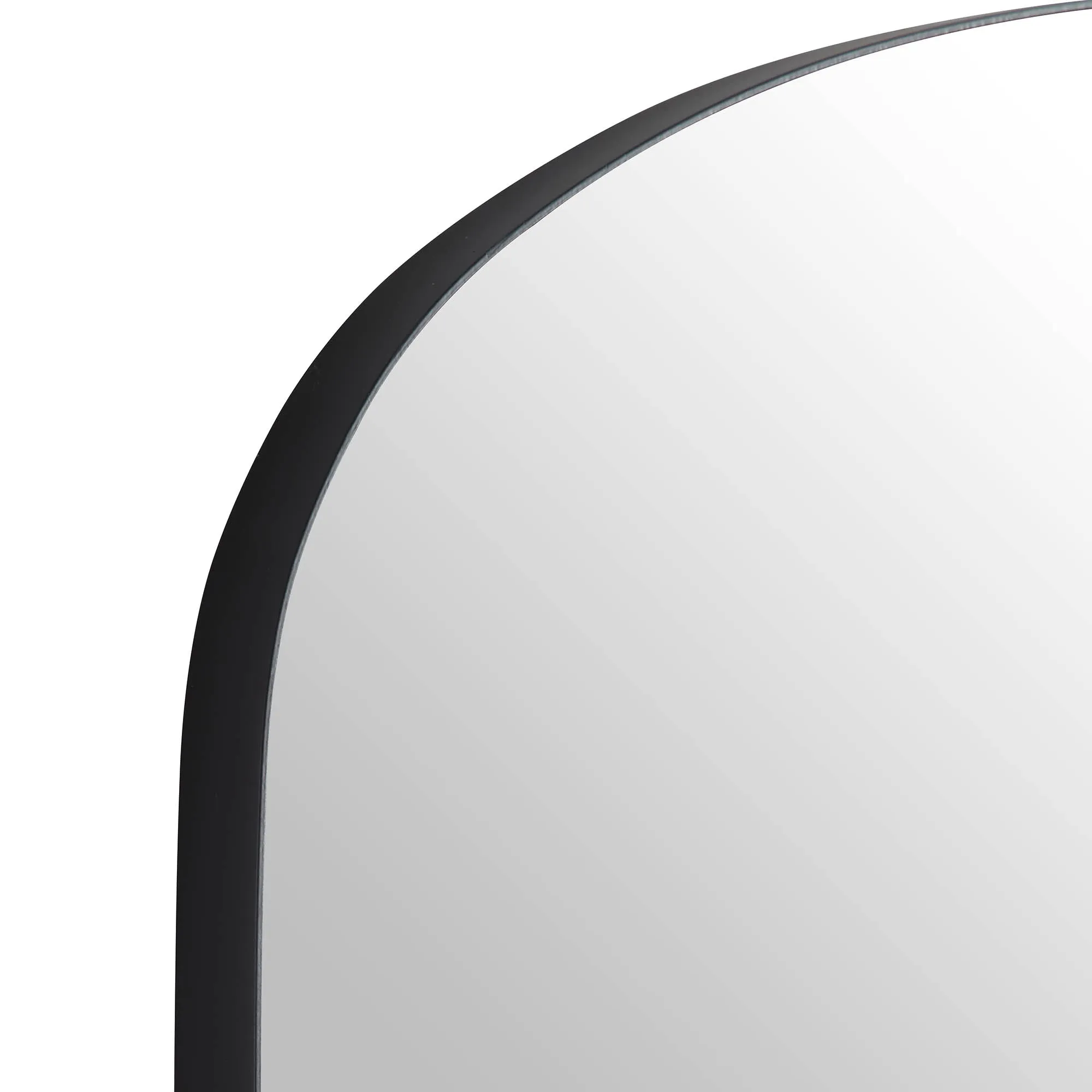 Emmy Extra-Large Black Arch Floor Mirror 180 x 100 cm