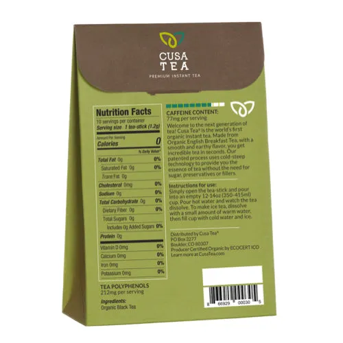 English Breakfast Instant Tea by Cusa Tea & Coffee