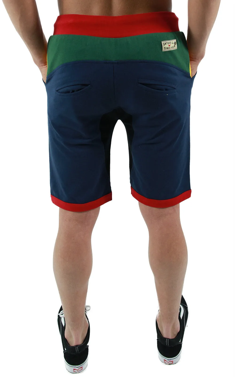 Entree LS Olympic Color Block Light French Terry Shorts