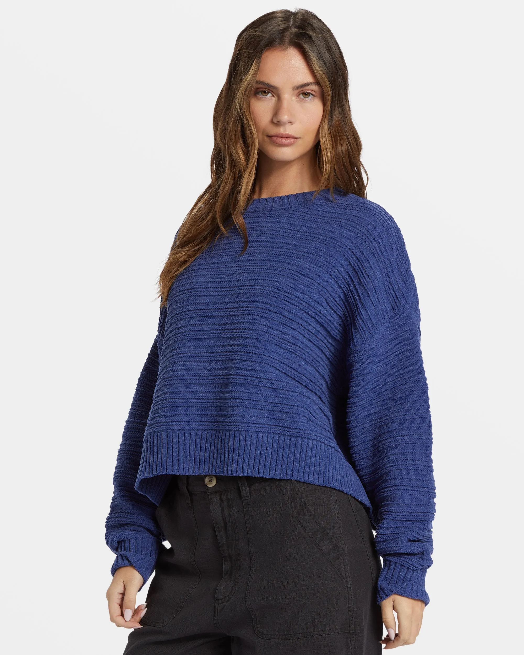 Evie Sweater - I Sea Indigo