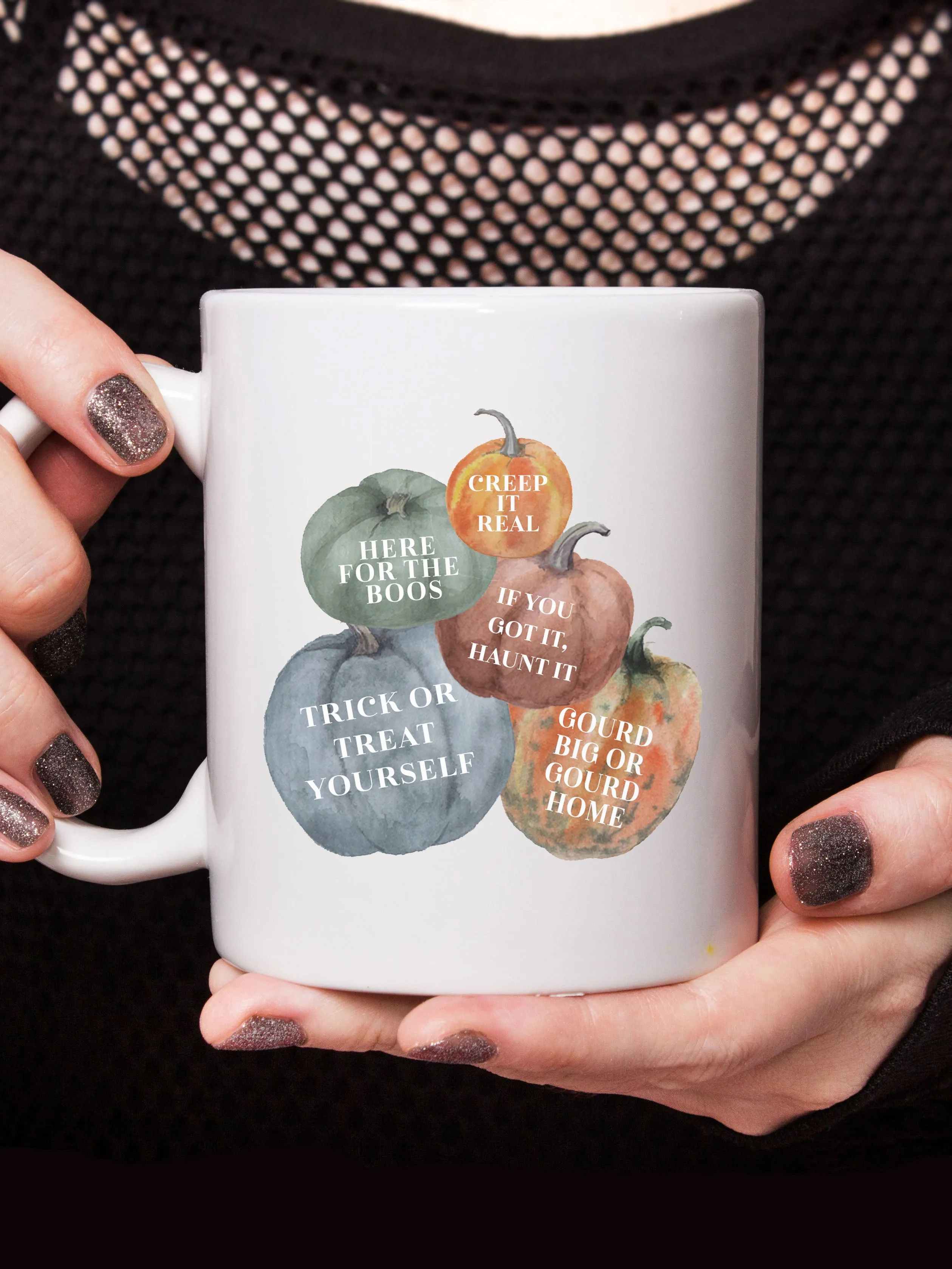 Fall Pumpkin Halloween Coffee Mug