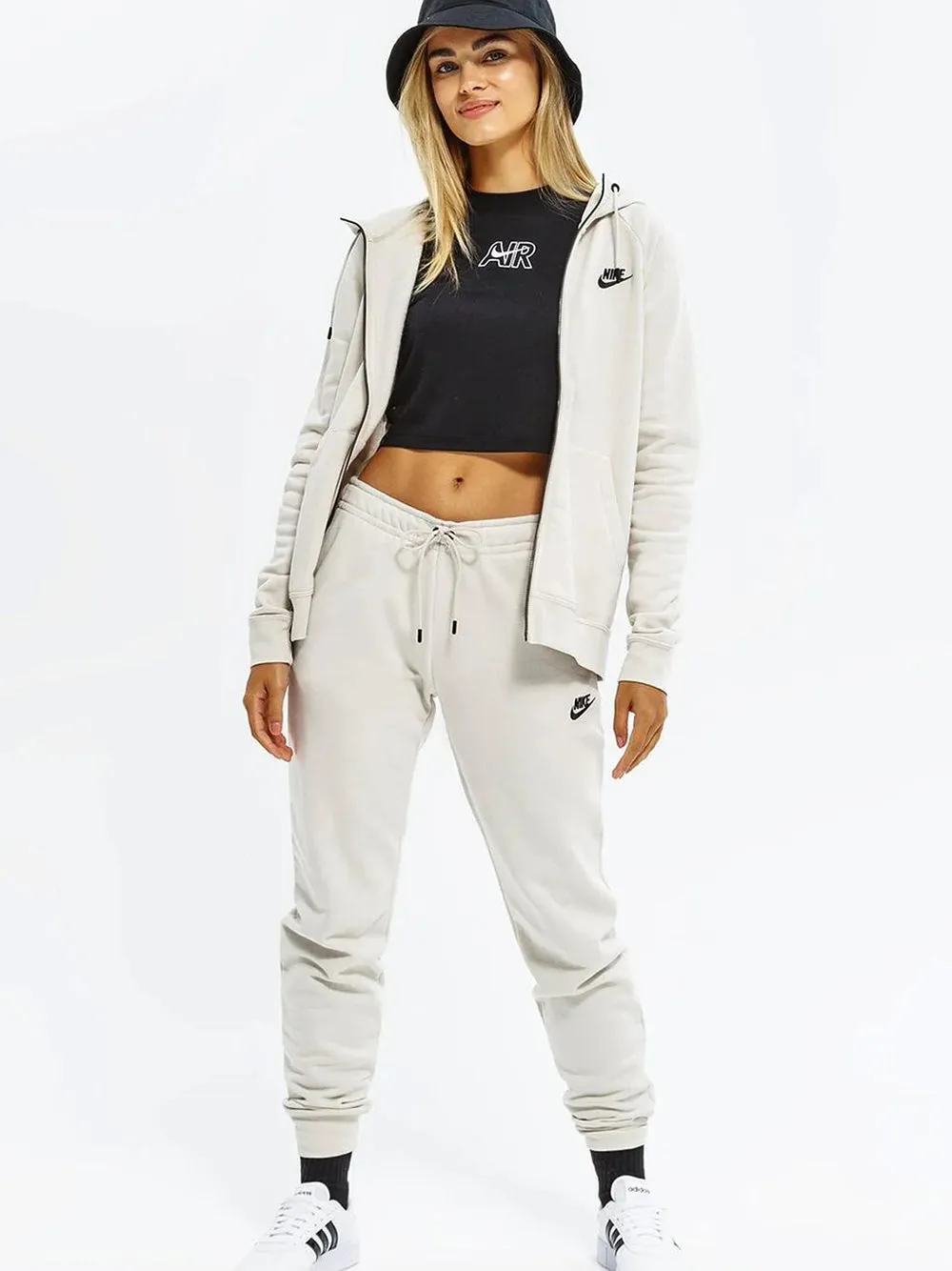 Felpa Nike da donna con cappuccio full zip Art:DX2317-104 latte