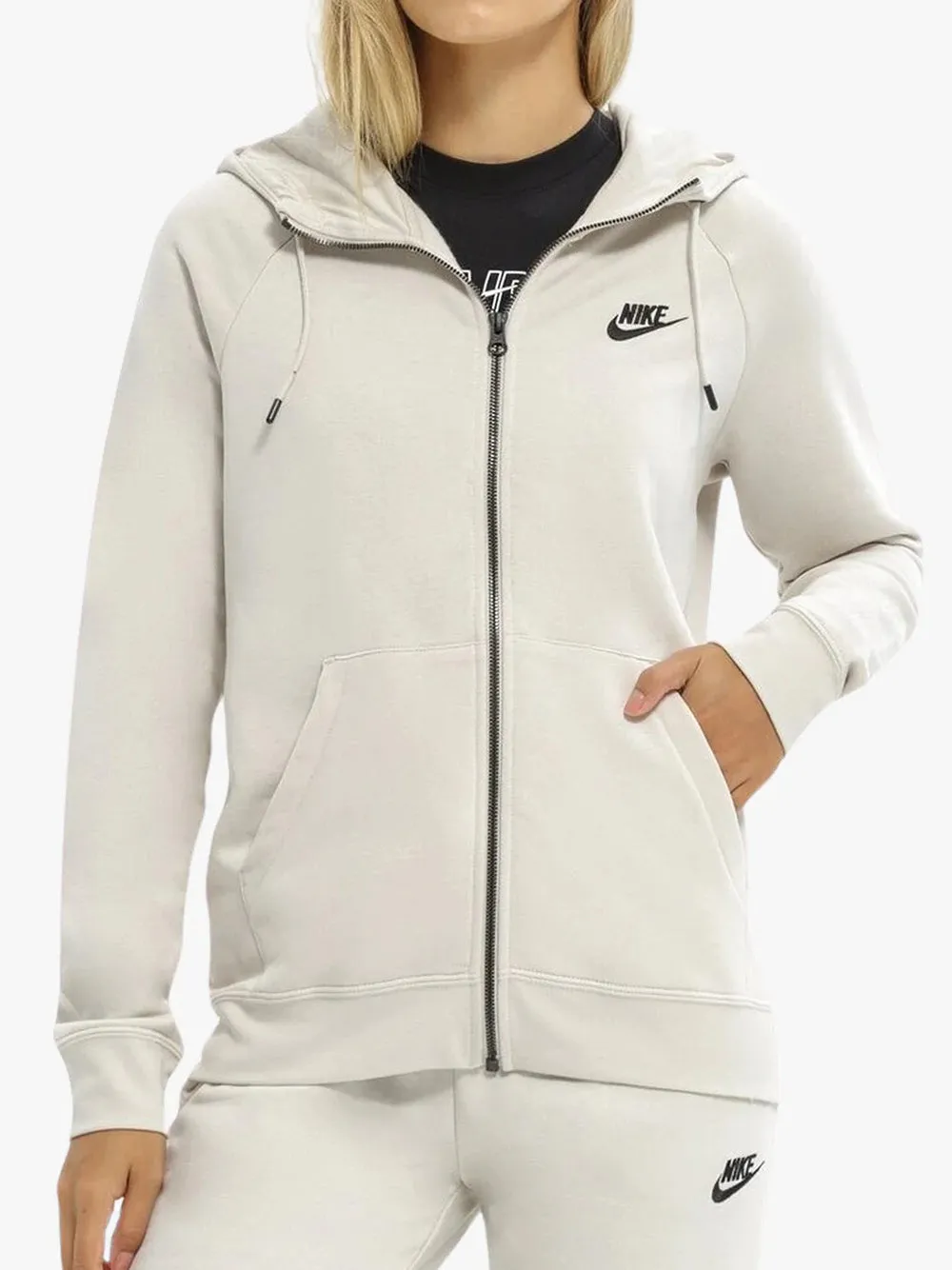 Felpa Nike da donna con cappuccio full zip Art:DX2317-104 latte