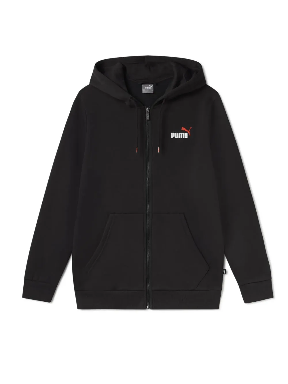 Felpa Puma full zip con cappuccio Essential 2 nero 684796-01