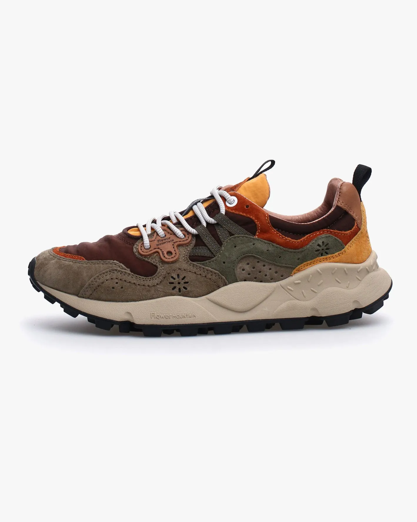 Flower Mountain Yamano 3 Suede & Nylon - Taupe / Brown