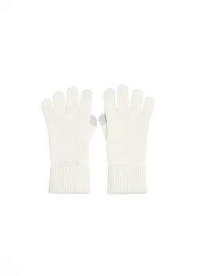 Foxford White Cashmere Gloves