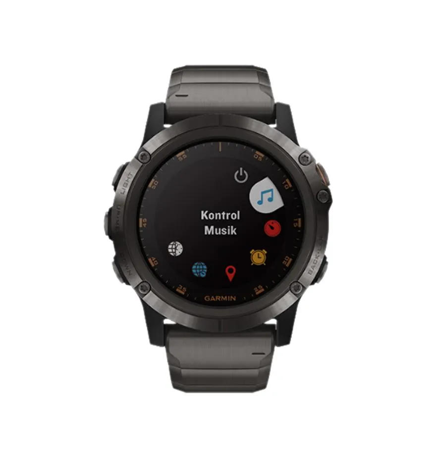 GARMIN FENIX 5 PLUS SAPPHIRE CARBON GRAY