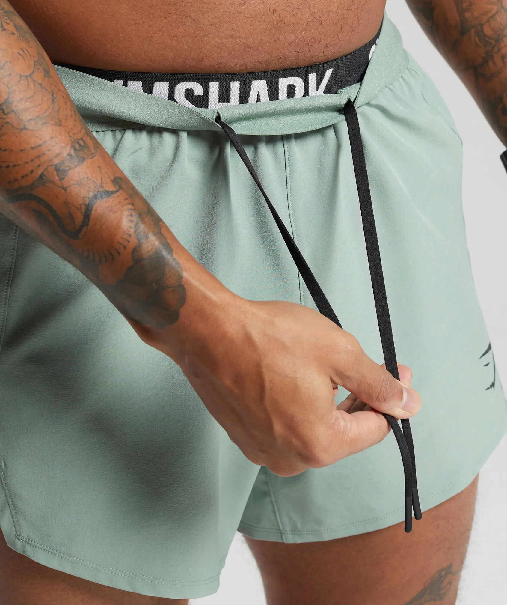 Gymshark Apex Run 5" Shorts - Dollar Green