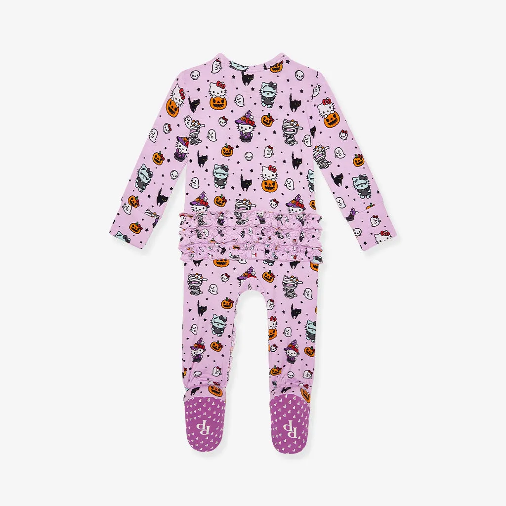 Hello Kitty Monsters Footie Ruffled Zippered One Piece