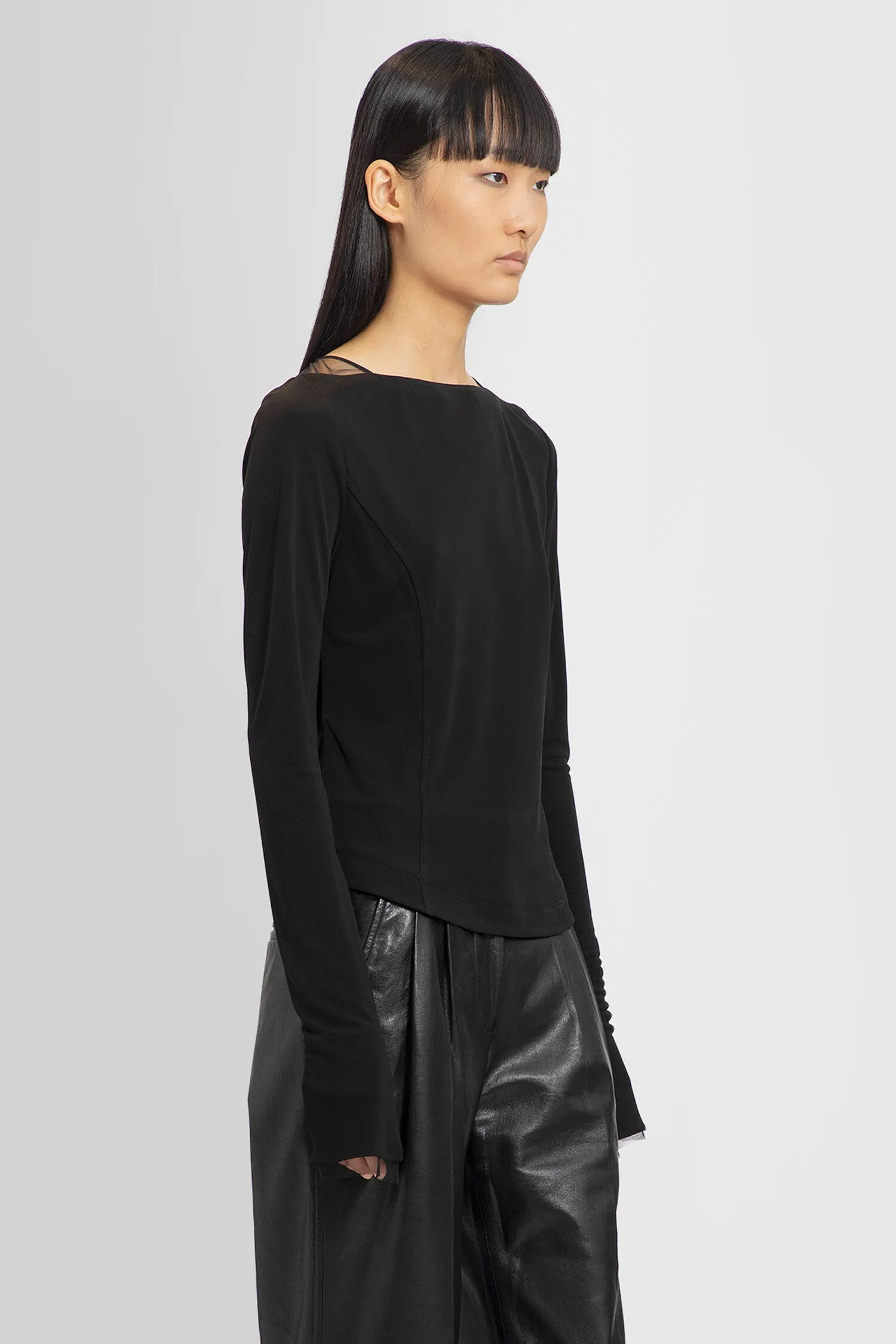 HELMUT LANG WOMAN BLACK TOPS