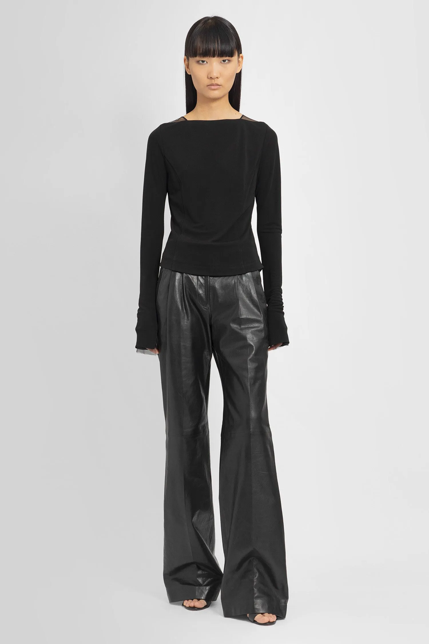 HELMUT LANG WOMAN BLACK TOPS