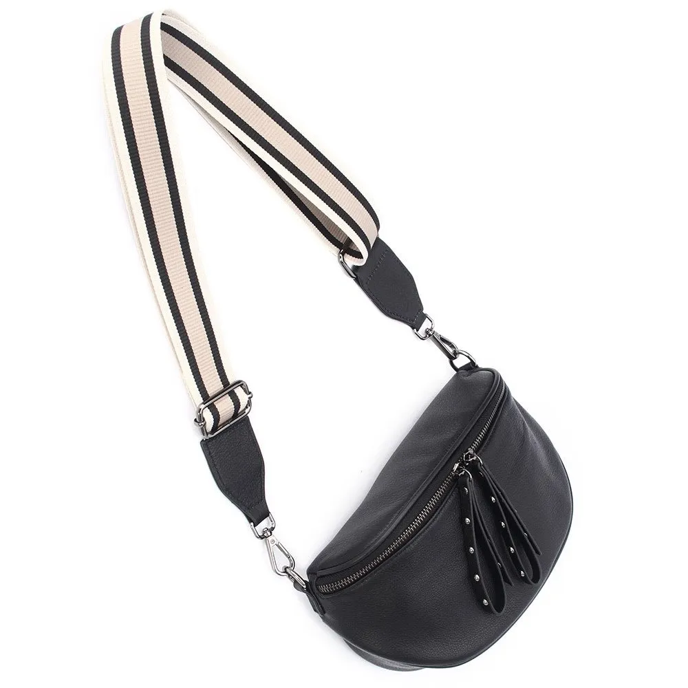 Hi Ho & Co New Rocker Bag Black/Gunmetal