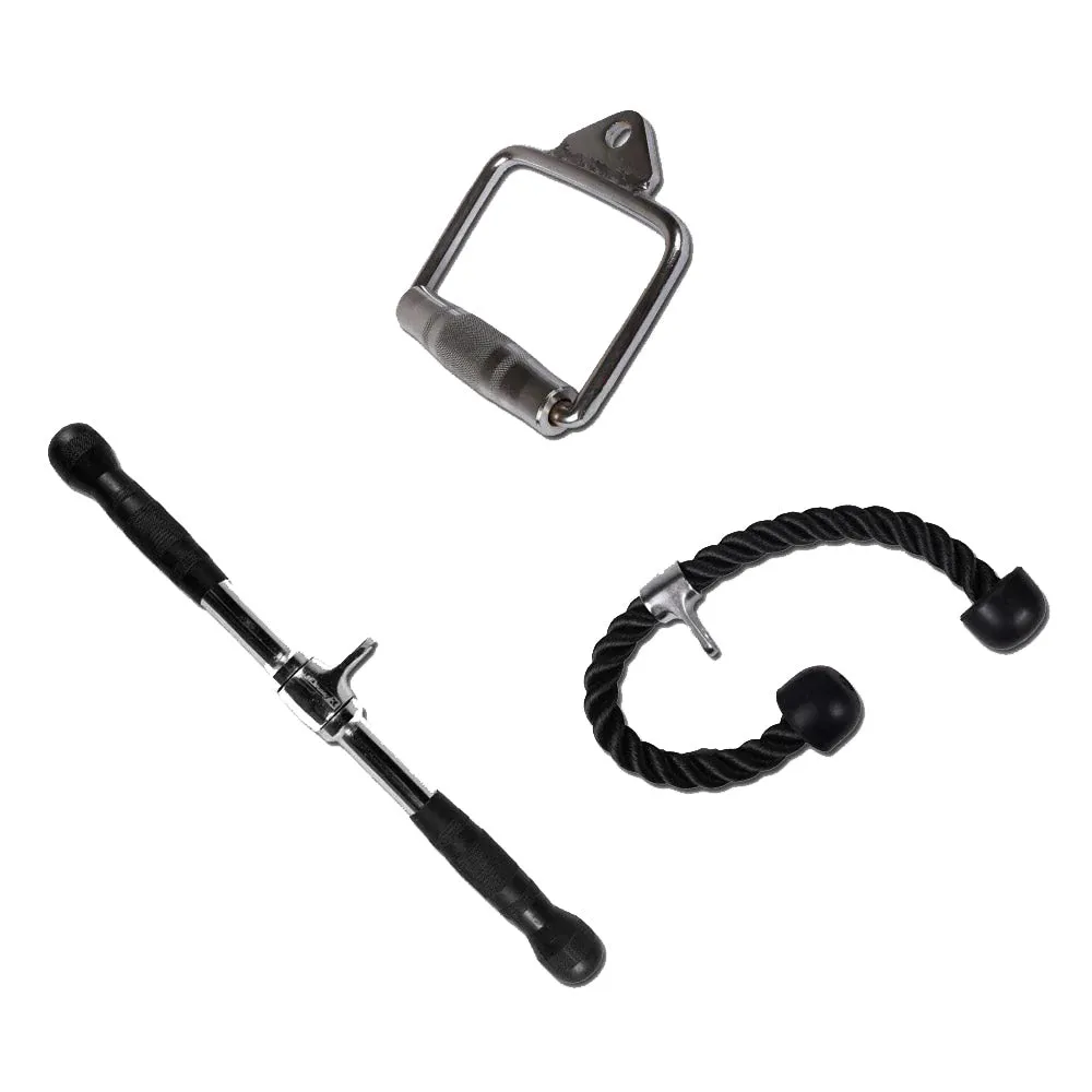 Hit Fitness Cable Attachments Bundle | Isolation Exercises