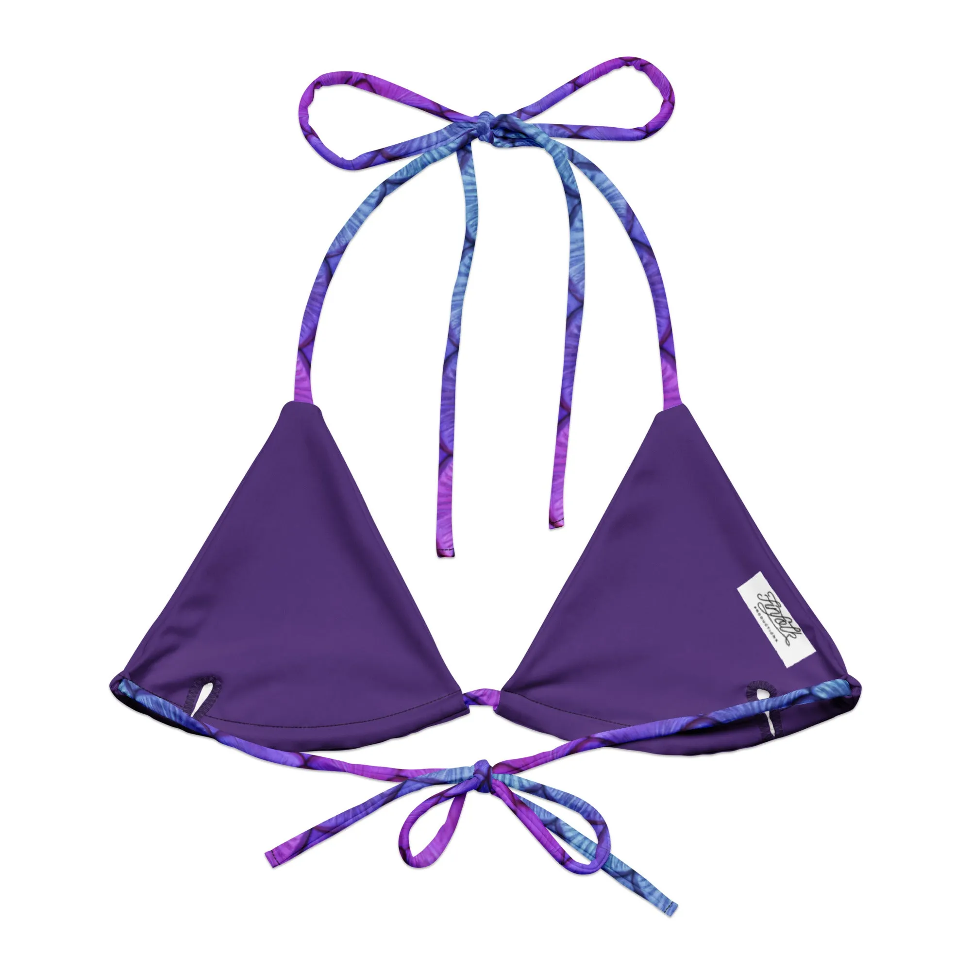 Island Iris Recycled String Bikini Top