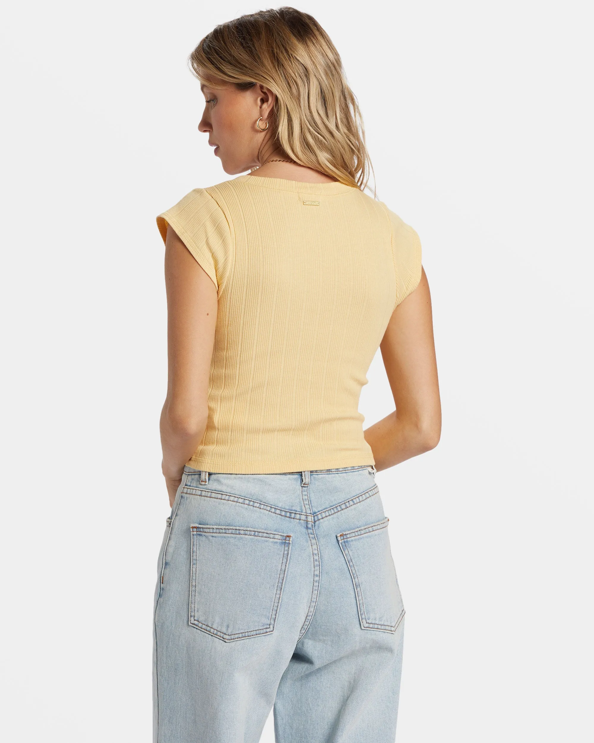 Jayde Top - Pale Yellow