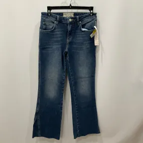 Jeans Flared By Free People In Blue Denim, Size: 4