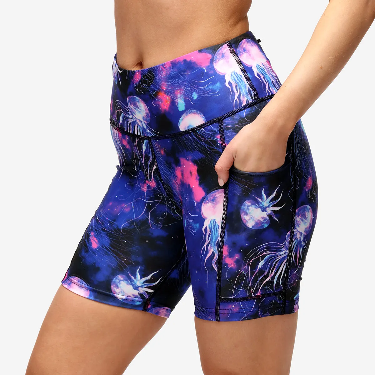 Jellyfish Galaxy  Running Shorts