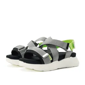 Ladies Cross Strap Sporty Sandal 5328 Grey