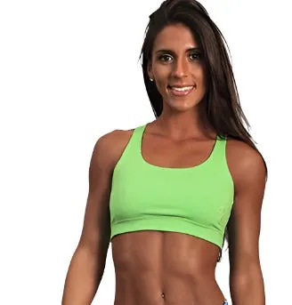 Last Chance! Equilibrium Activewear Double Cross Sports Bra T410