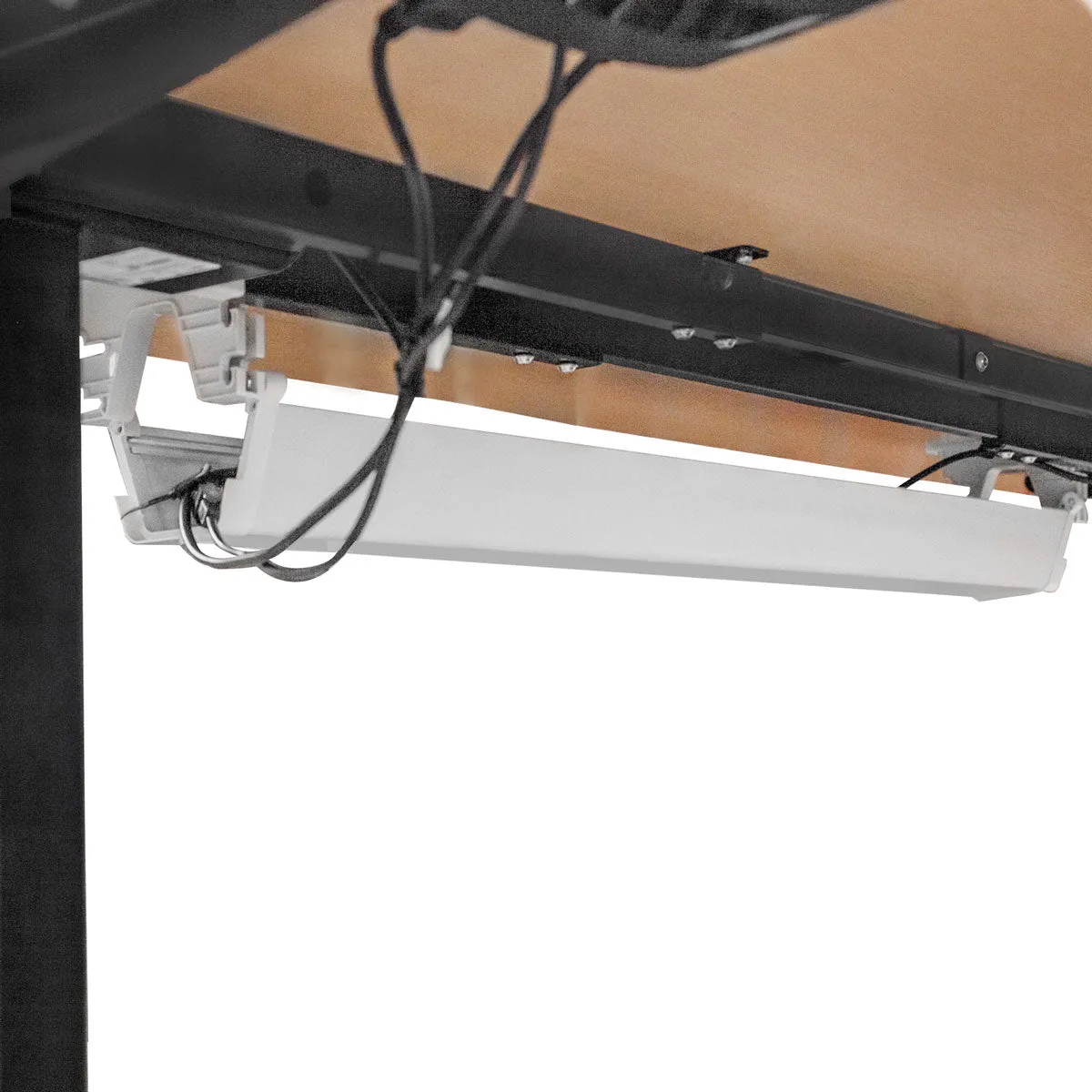 Lifespan Fitness - WalkingPad M2 Treadmill with ErgoDesk Automatic Oak Standing Desk 1800mm   Cable Management Tray