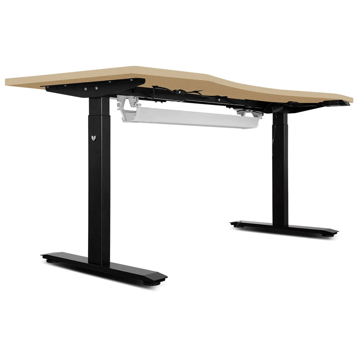 Lifespan Fitness - WalkingPad M2 Treadmill with ErgoDesk Automatic Oak Standing Desk 1800mm   Cable Management Tray