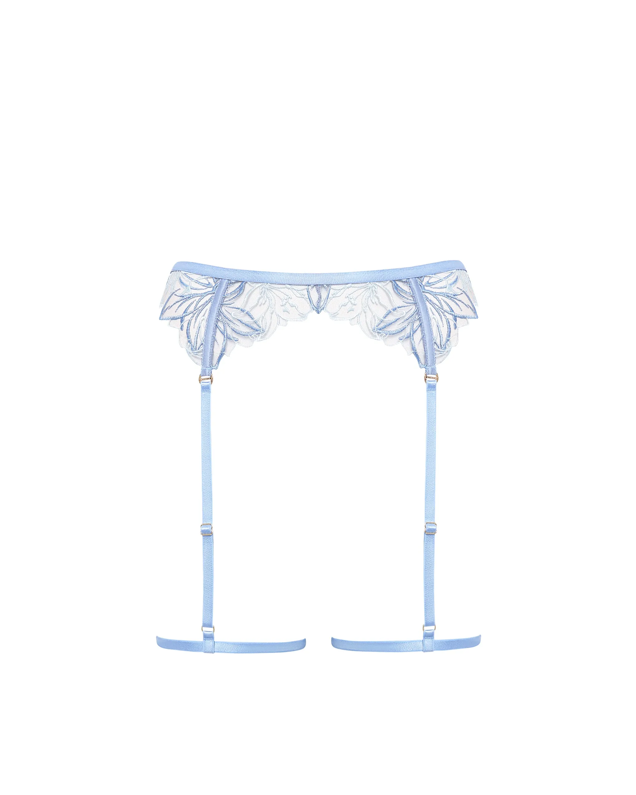 Lilly Thigh Harness Hydrangea Blue/Ice Water Blue/Sheer