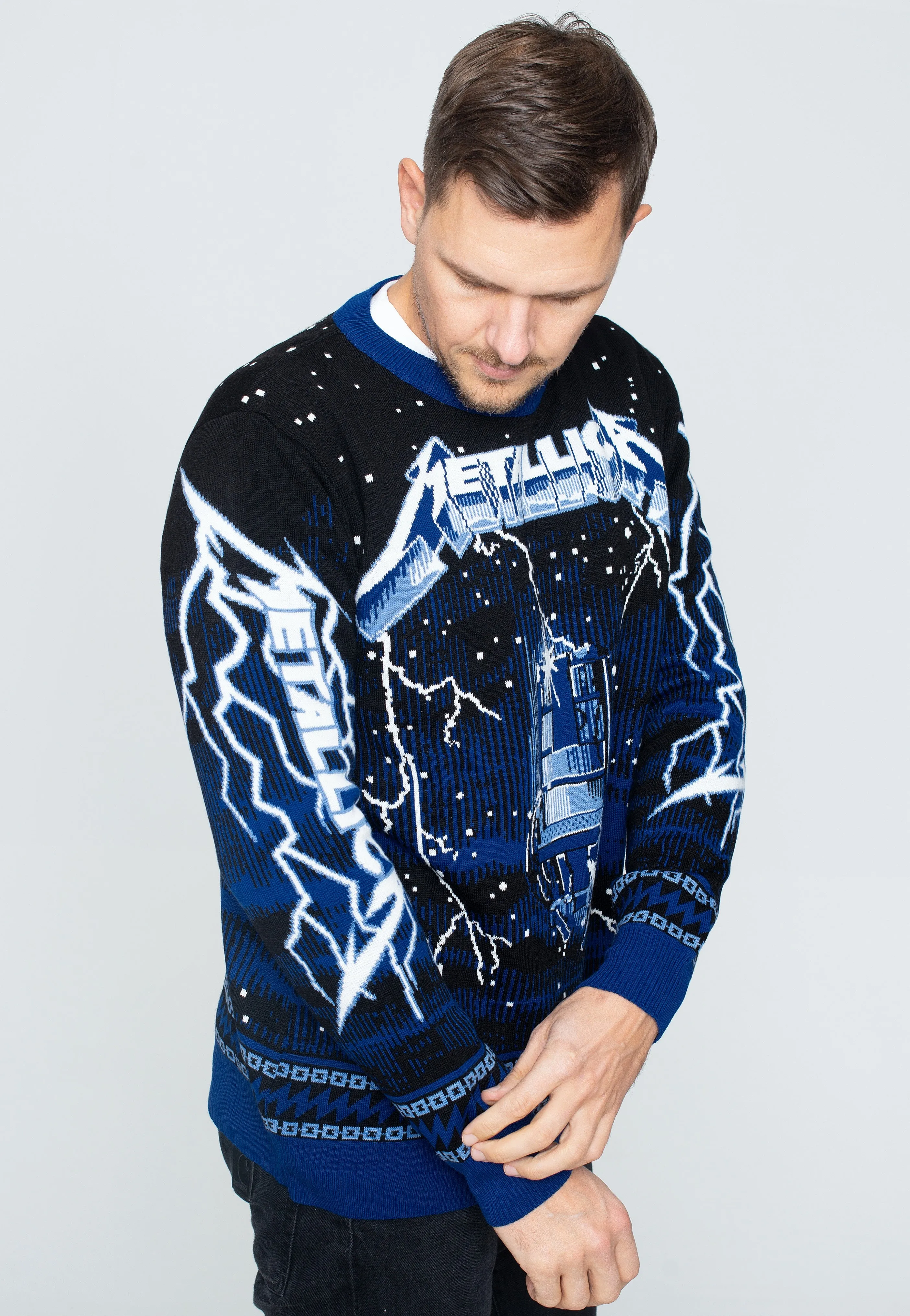 Metallica - Ride The Lightning Xmas Knit - Pullover