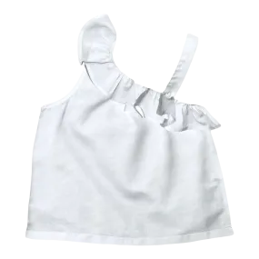 Millie Ruffle Top – Wentworth White Linen