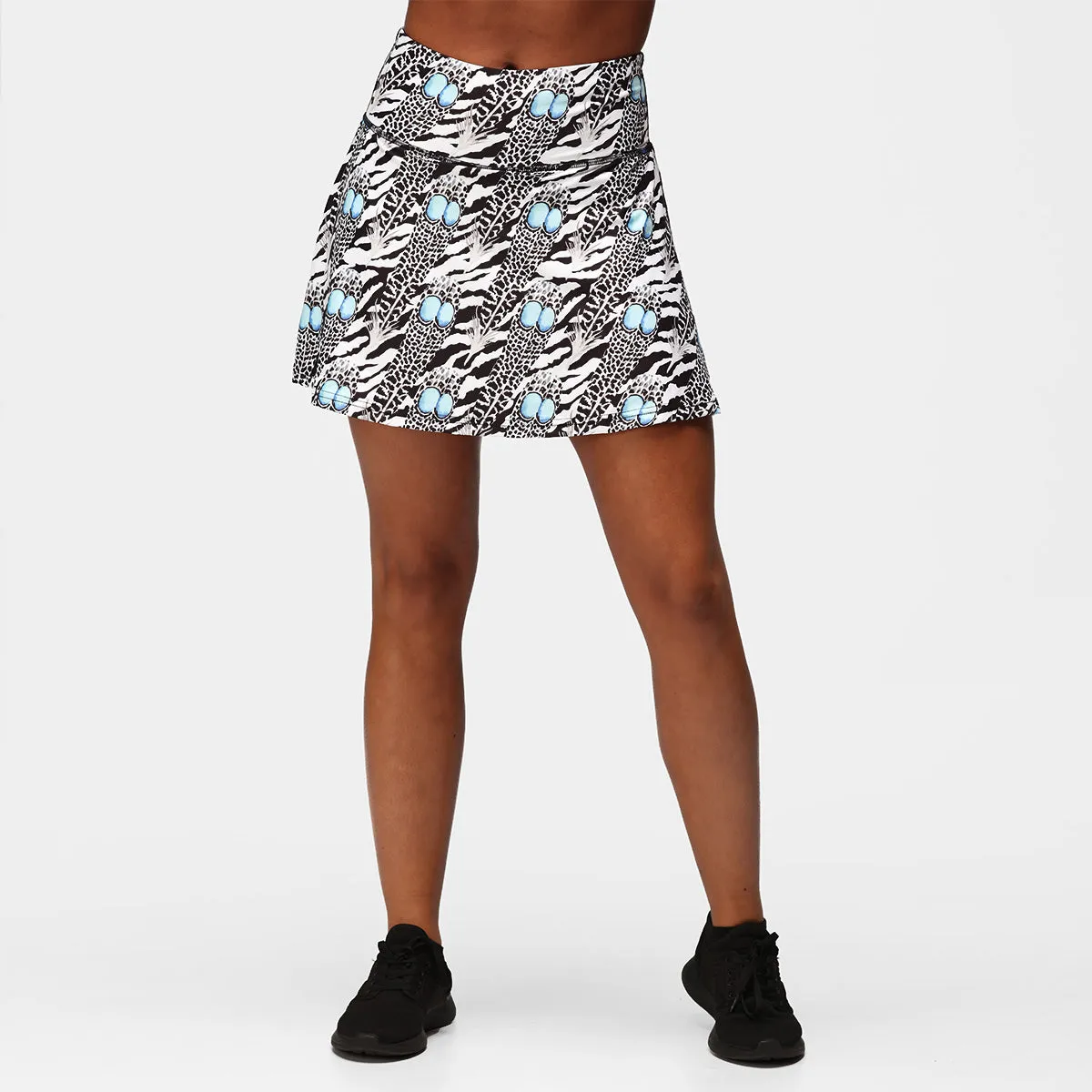 Monochrome Quill Skort