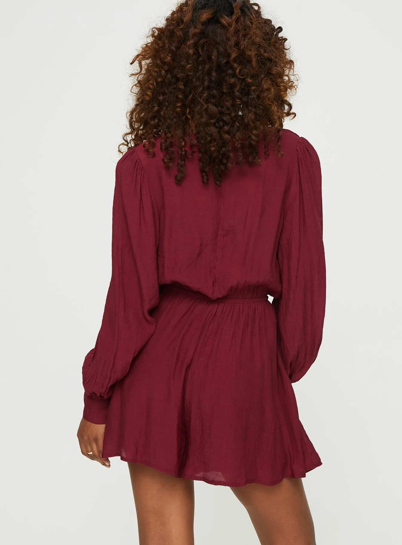 Moonscape Romper Burgundy