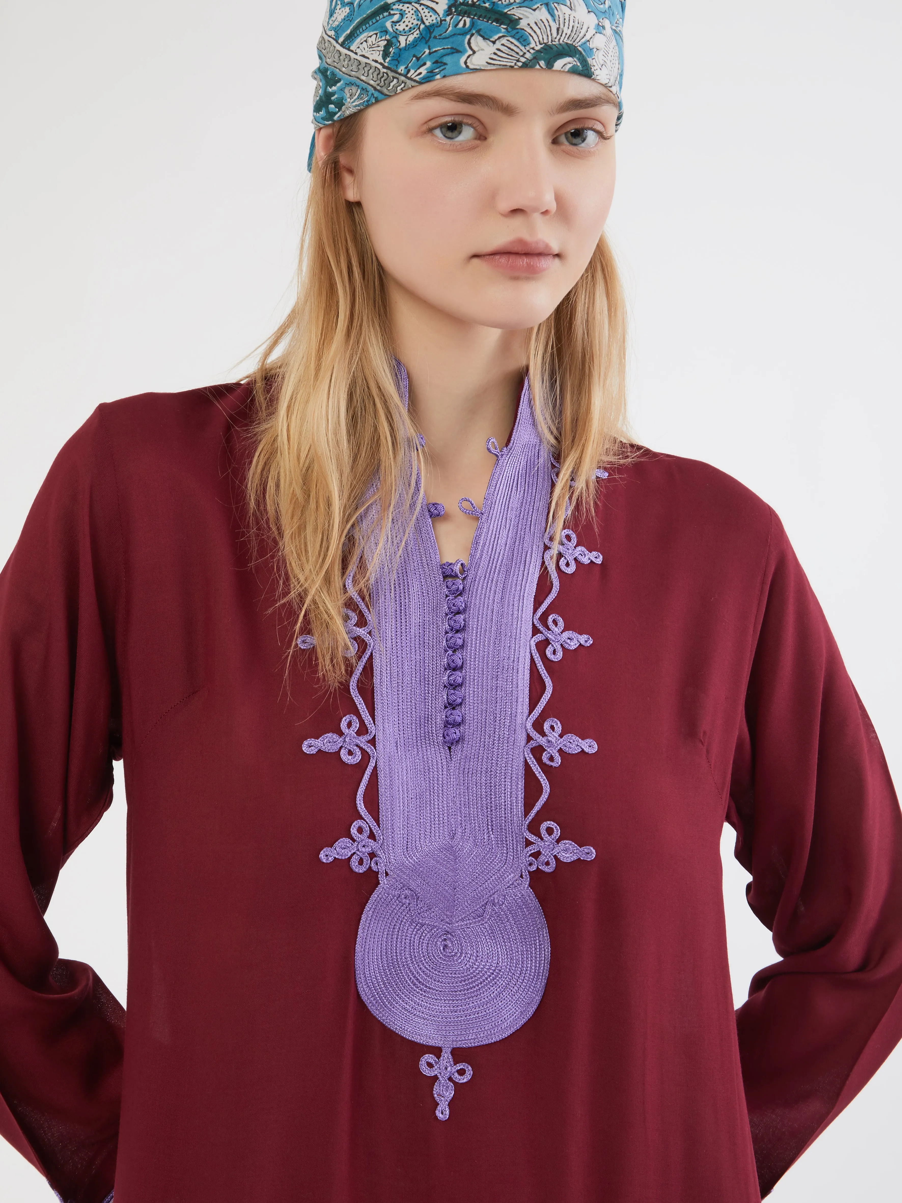 Moroccan Aziza cotton kaftan