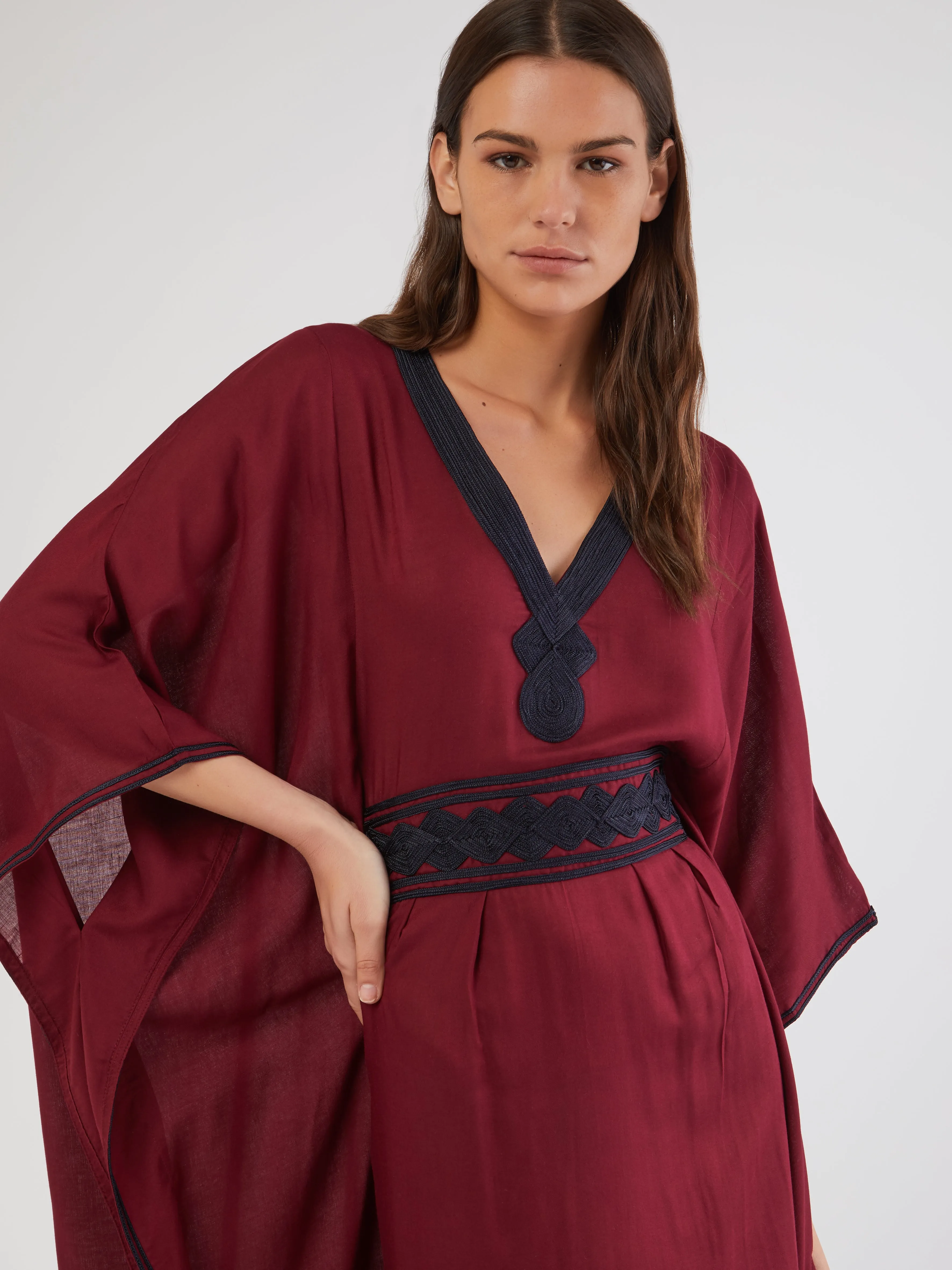 Moroccan Hoda cotton kaftan