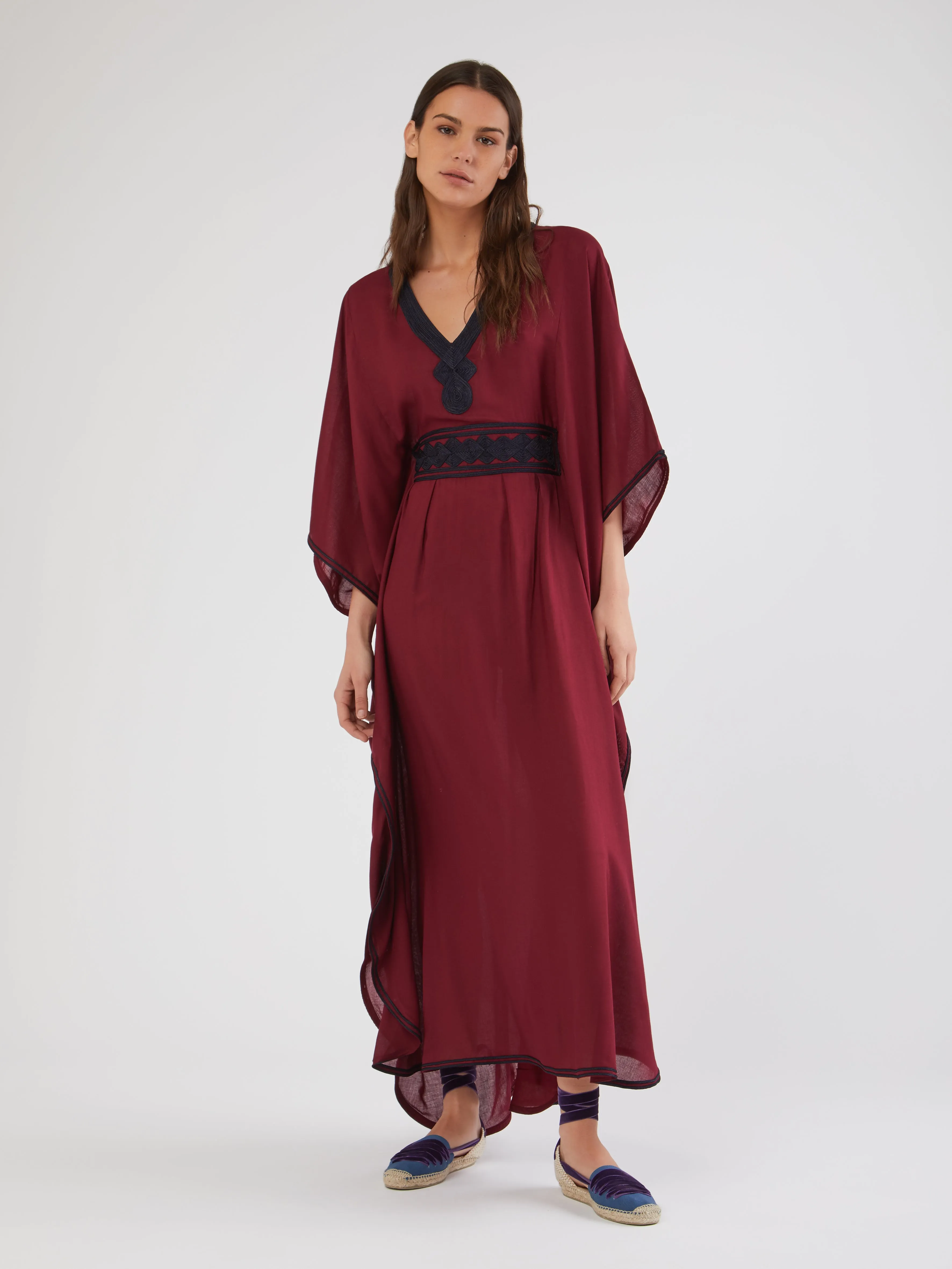 Moroccan Hoda cotton kaftan