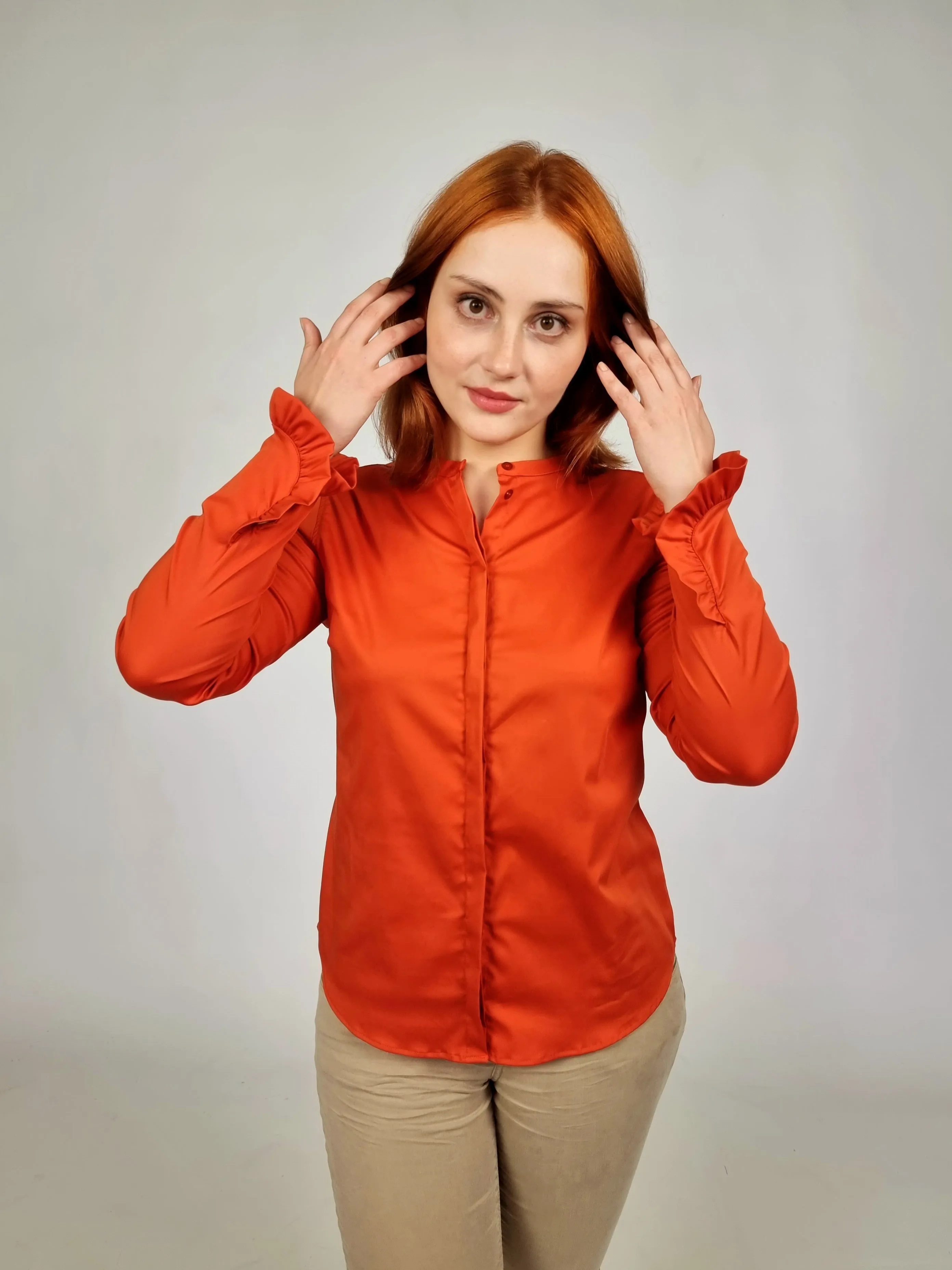 Mos Mosh Burnt Ochre Mattie Shirt