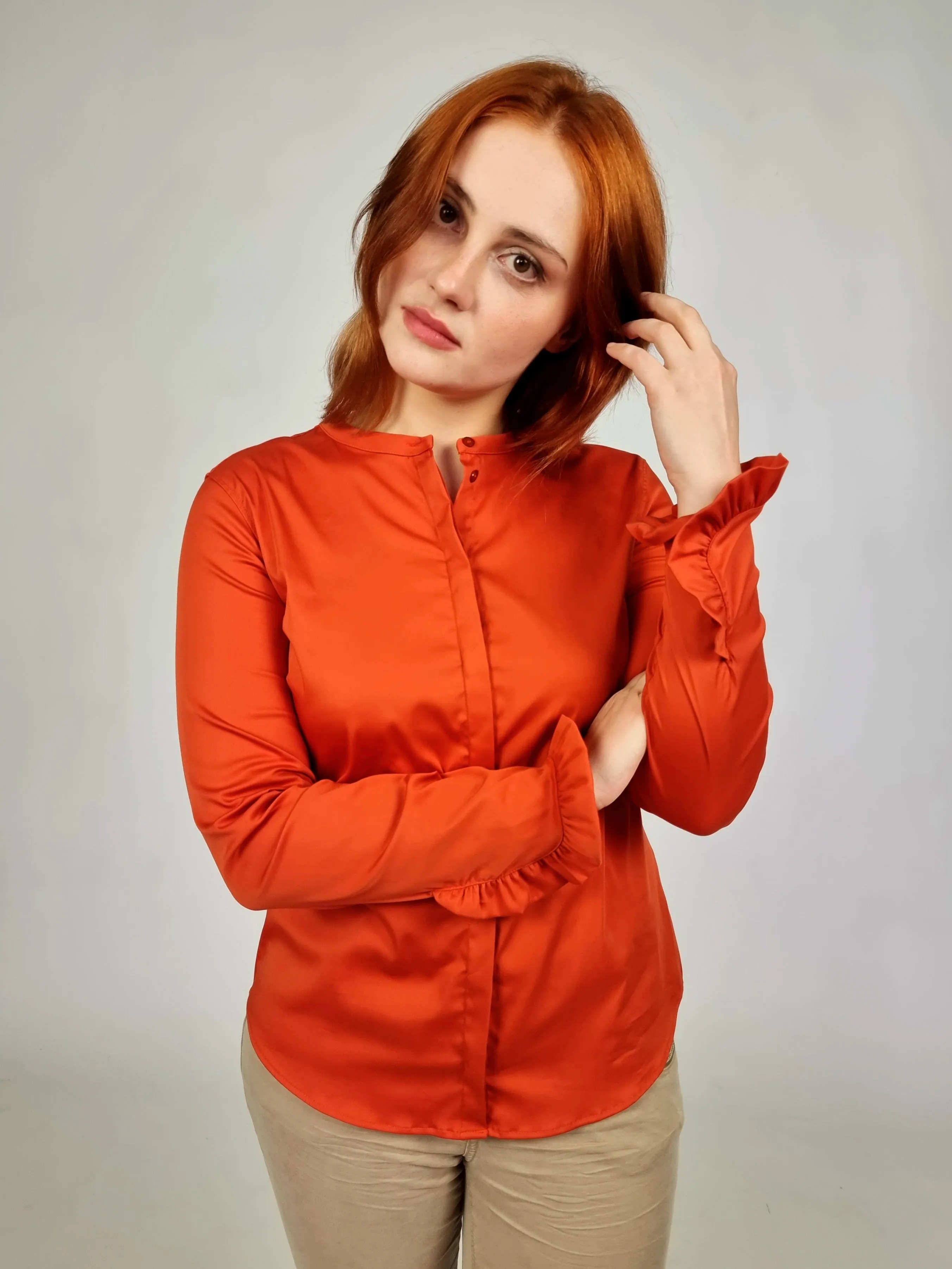 Mos Mosh Burnt Ochre Mattie Shirt